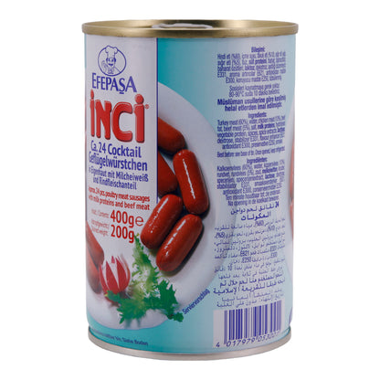 Geflügelworstjes Efepasa INCI | Cocktailworstjes | Ca. 24 stuks | 400 g