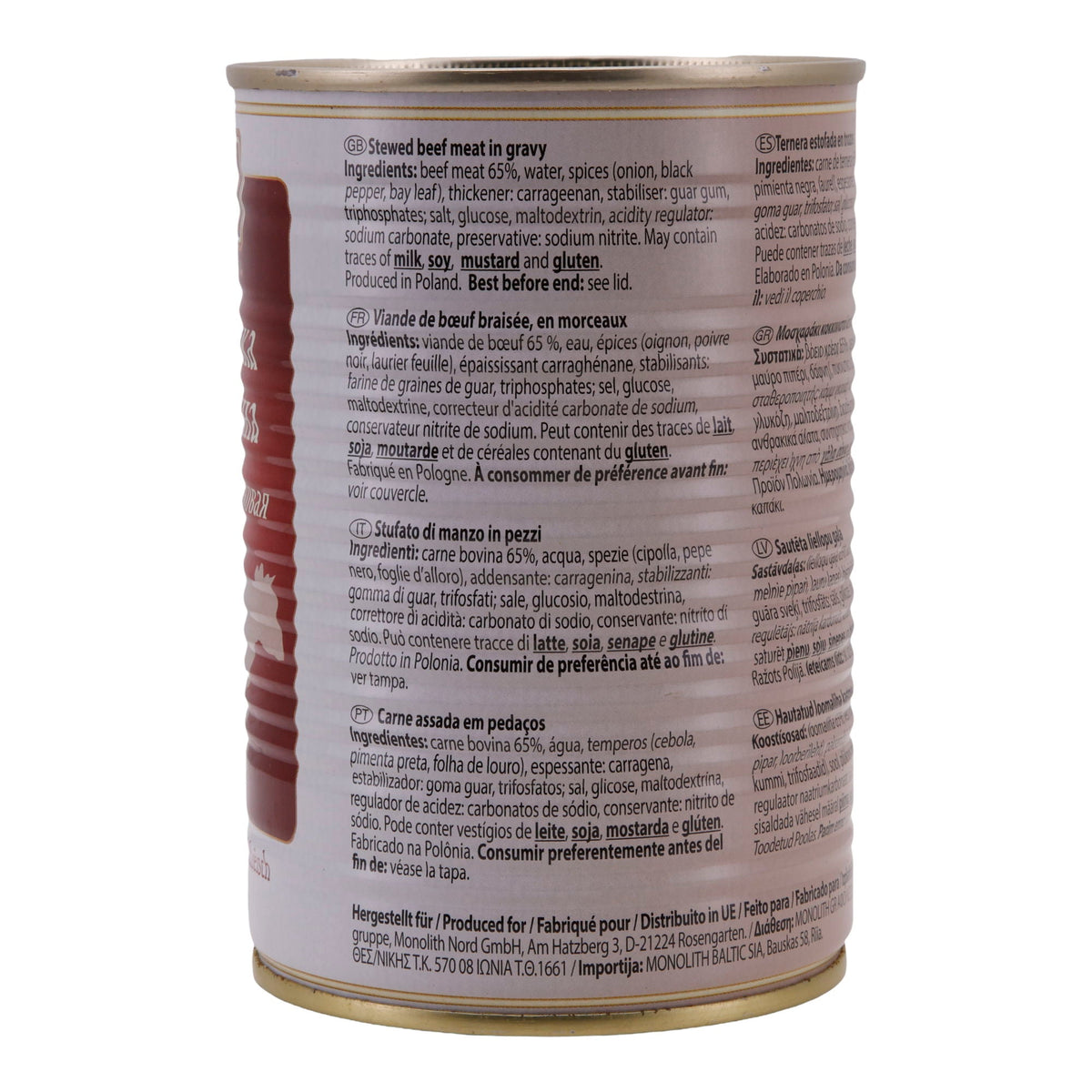 Geschmortes Rindfleisch Marke No.1 | Rindfleisch geschmort | In Stücken, zart & saftig | 400 g MARKE No. 1