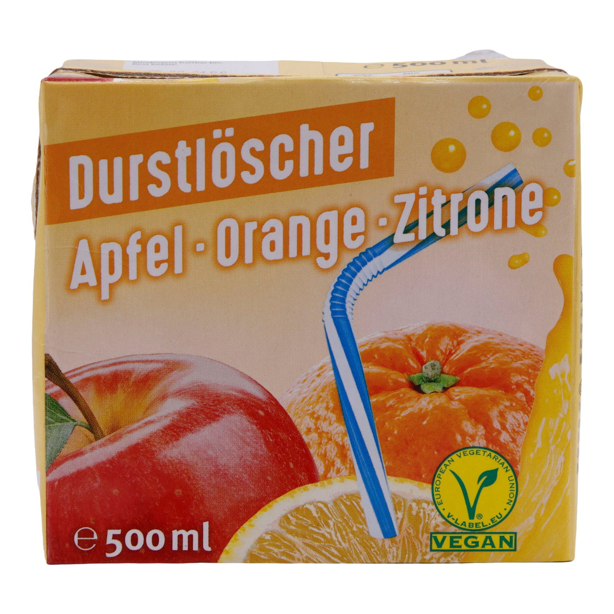 Erfrischungsgetränk Durstlöscher | Apfel-Orange-Zitrone | Vegan, fruchtig | 500 ml