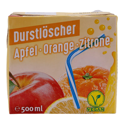 Verfrissend drankje Dorstlesser | Appel-Sinaasappel-Citroen | Veganistisch, fruitig | 500 ml