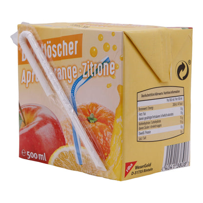 Verfrissend drankje Dorstlesser | Appel-Sinaasappel-Citroen | Veganistisch, fruitig | 500 ml