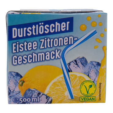 Erfrischungsgetränk Durstlöscher | Eistee Zitronen-Geschmack | fruchtige Zitronennote | 5 l DURSTLOESCHER