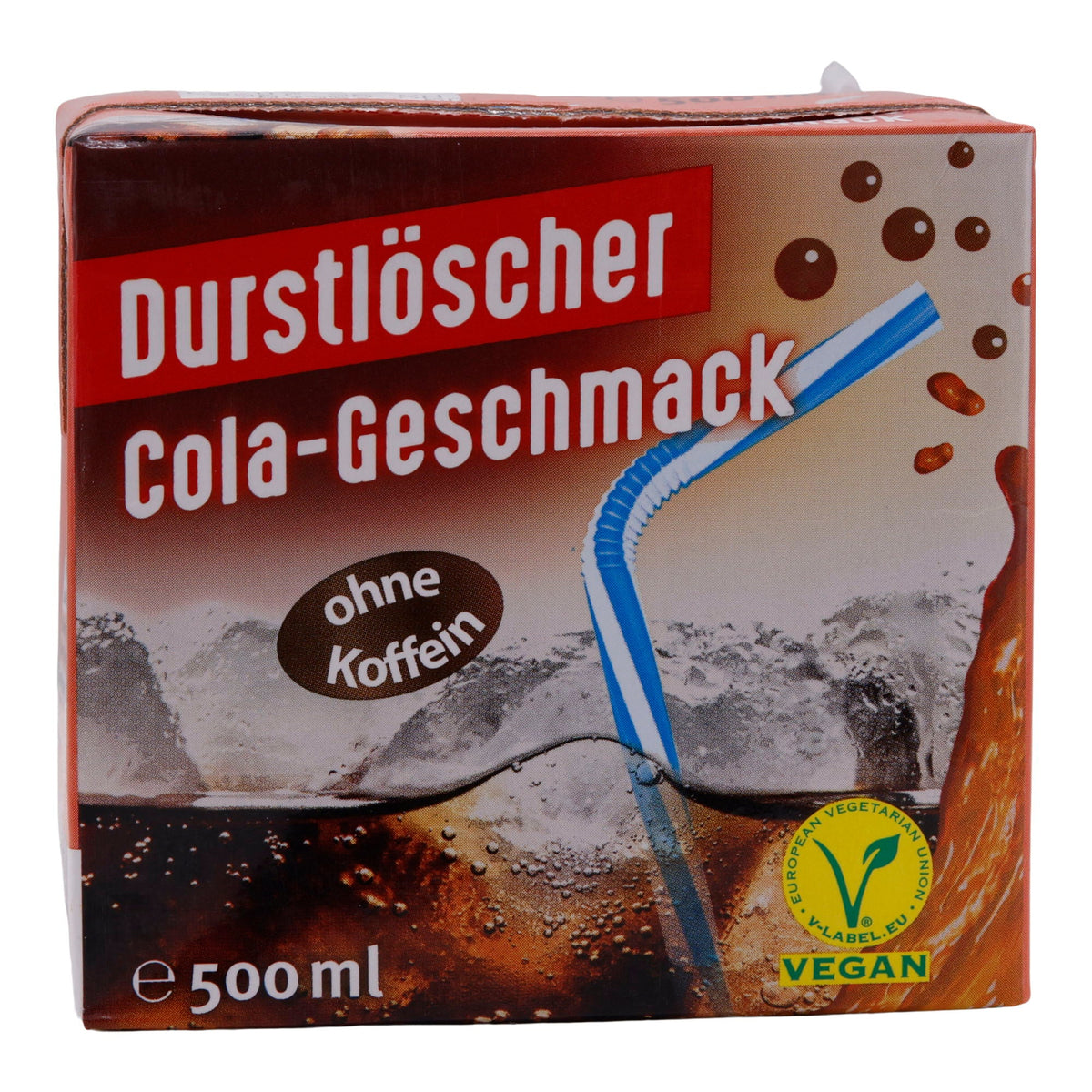 Erfrischungsgetränk Durstlöscher | Cola-Geschmack | koffeinfrei | 500 ml