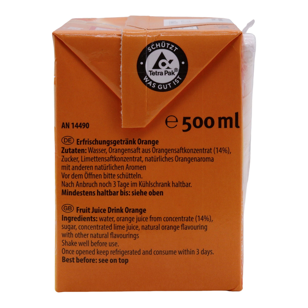 Erfrischungsgetränk Durstlöscher | Orange | Mit Orangensaft, Vegan | 500 ml