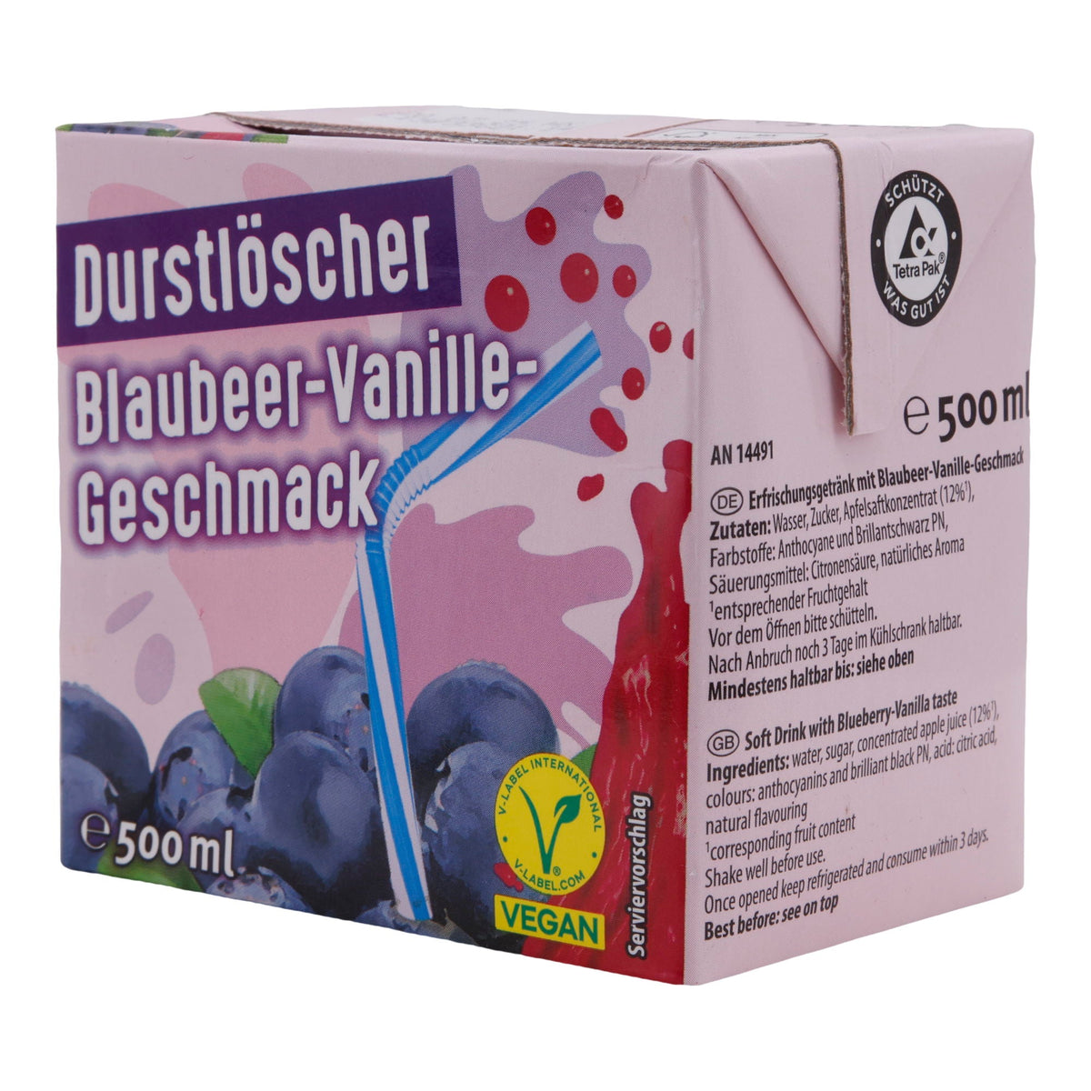 Blaubeer-Vanille Durstlöscher | Getränk | | 500 ml DURSTLOESCHER