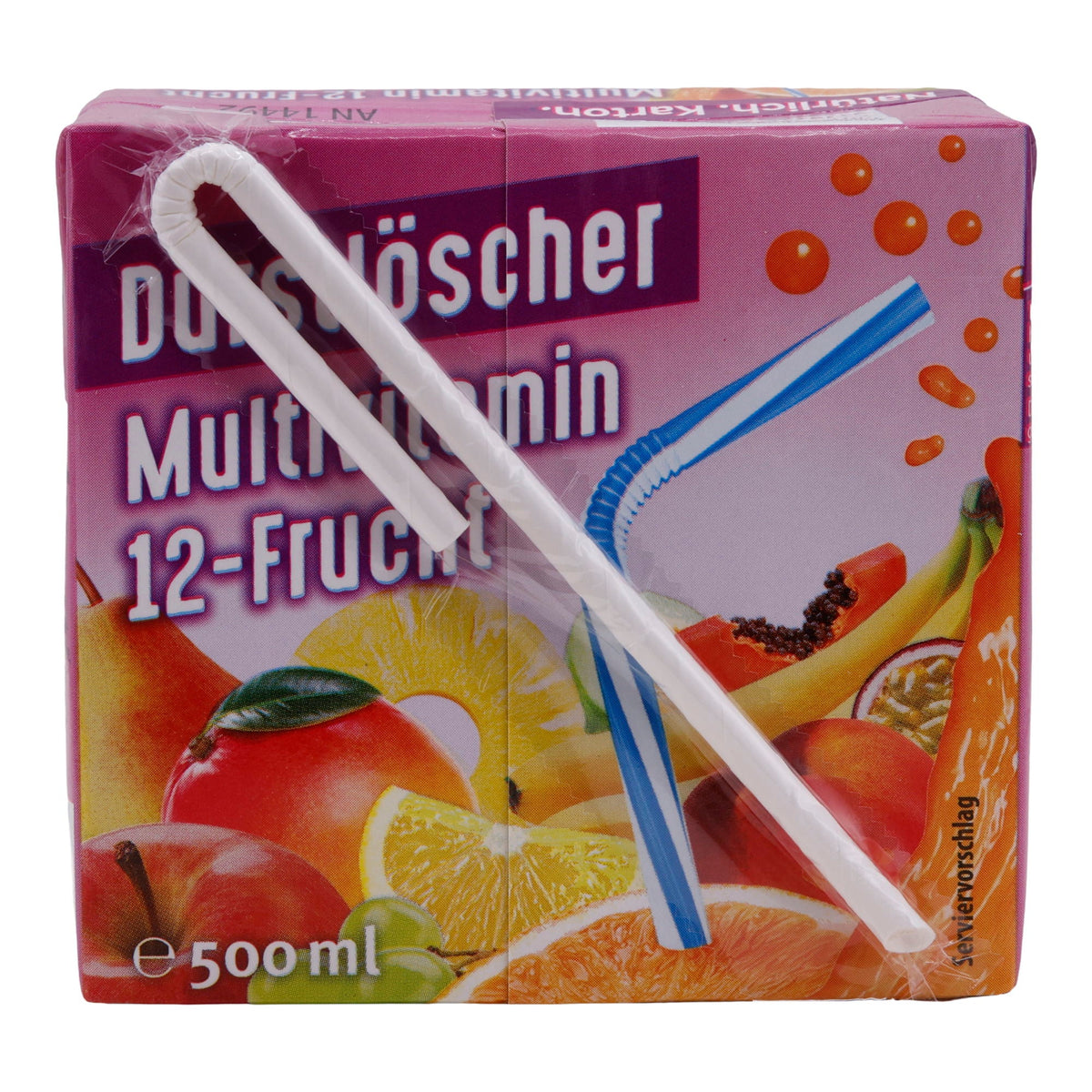 Multivitamin 12-Frucht Durstlöscher | Getränk | Vegan & Fruchtig | 500 ml DURSTLÖSCHER