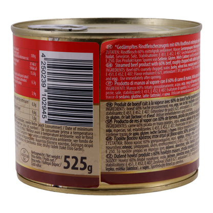 Prodotto di carne bovina cotta Kolbasprom | 60 % carne bovina | In lattina | 525 g