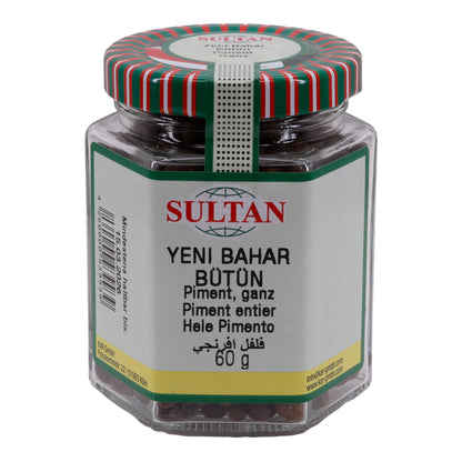 Gewürz Sultan Piment | heel (Yeni Bahar) | veelzijdig voor zoete en hartige gerechten | 60 g