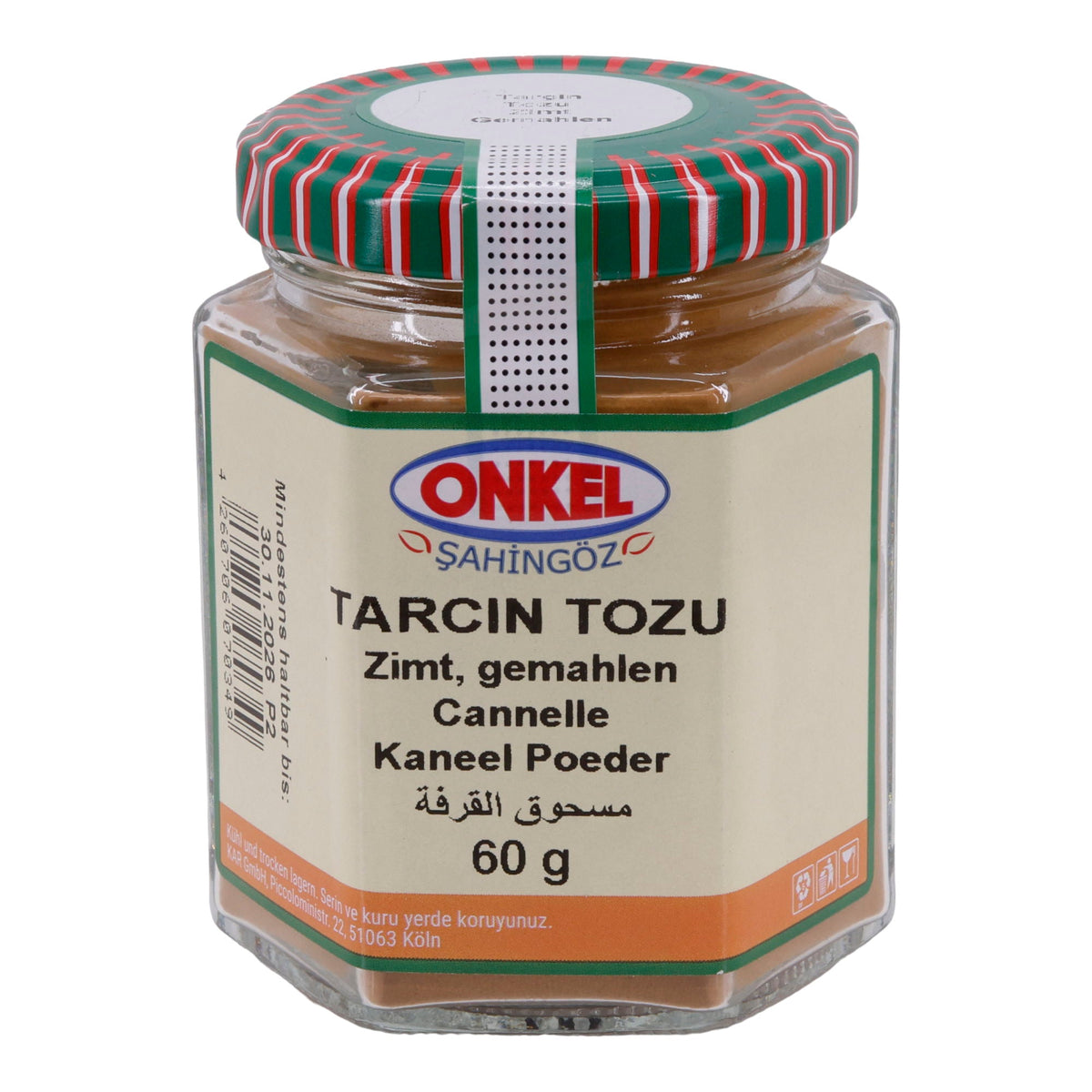 Tarçın Tozu Onkel Şahingöz | Gewürz | Gemahlener Zimt | 60 g