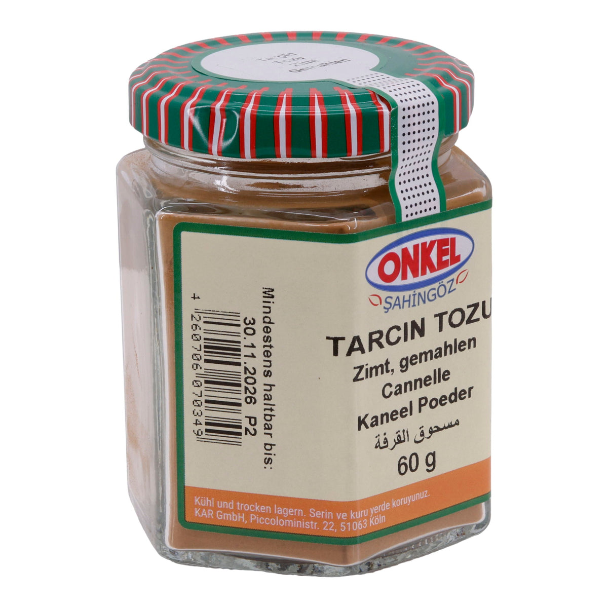Tarçın Tozu Onkel Şahingöz | Gewürz | Gemahlener Zimt | 60 g ONKEL SAHINGÖZ