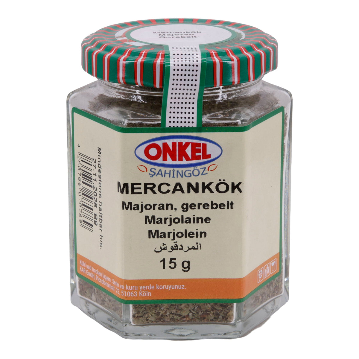 Mercankök Onkel Şahingöz | Majoran | Gerebelt | 15 g
