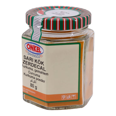 Sari Kök Zerdecal Onkel Şahingöz | Kurkuma | Gemalen | 80 g