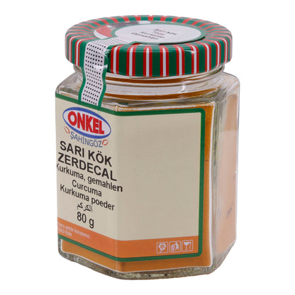 Sari Kök Zerdecal Onkel Şahingöz | Kurkuma | Gemalen | 80 g