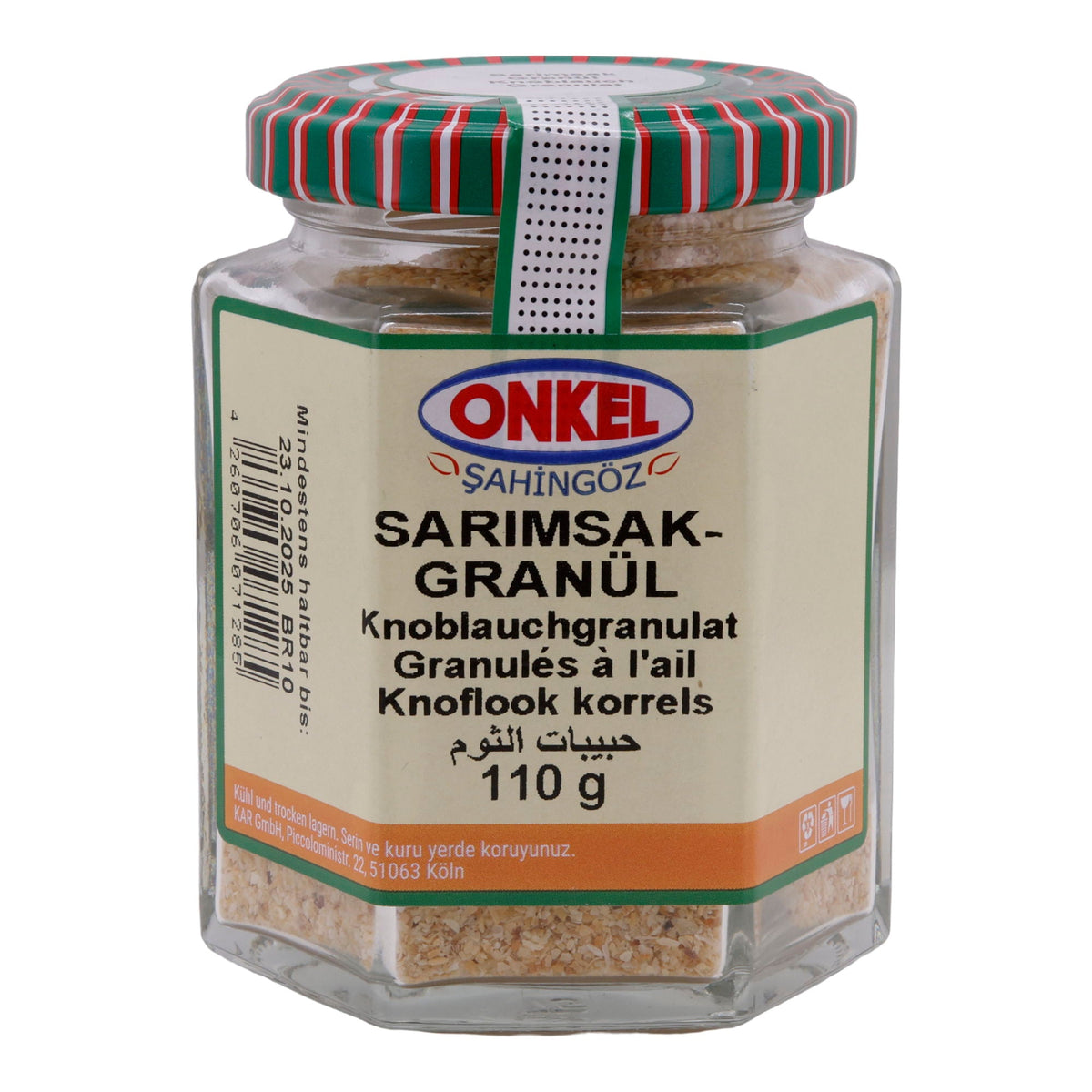 Sarımsak Granül Onkel Şahingöz | Gewürz | Knoblauchgranulat | 110 g