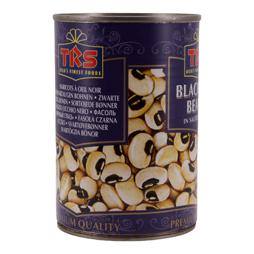 Bohnen TRS | Black Eye Beans | Premium Qualität, in gesalzenem Wasser | 400 g