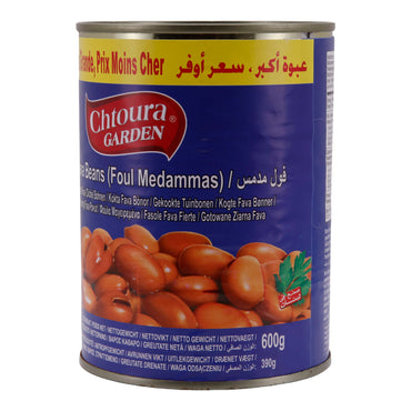 Peulvruchten Chtoura Garden | Gekookte Fava Bonen (Foul Medammas) | Geschikt voor Vegetariërs | 600 g