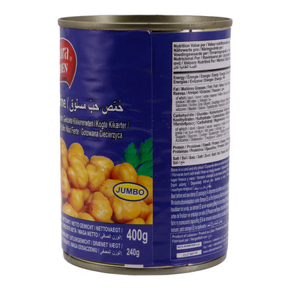 Peulvruchten Chtoura Garden | Gekookte kikkererwten in pekel | Veganistisch, in pekeloplossing | 400 g