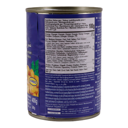 Peulvruchten Chtoura Garden | Gekookte kikkererwten in pekel | Veganistisch, in pekeloplossing | 400 g