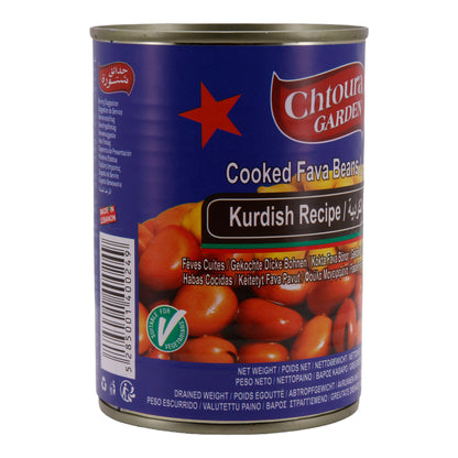 Gekochte Bohnen Chtoura Garden | Dicke Bohnen | Hochwertig | 400 g
