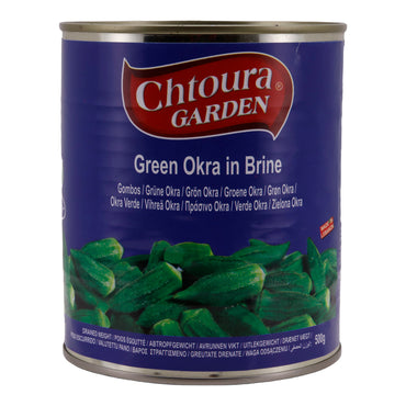 Yeşil Bamya Chtoura Garden | Sebze | Salamura | 840 g Teneke