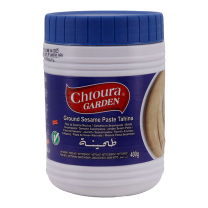 Sesampasta Chtoura Garden | Tahina, gemalen | Authentiek, uit Libanon | 400 g