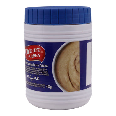 Sesampasta Chtoura Garden | Tahina, gemalen | Authentiek, uit Libanon | 400 g