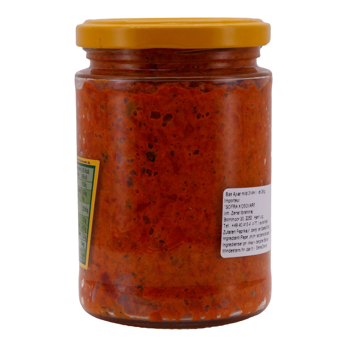 Ajvar Baš | Mild | Paprikapaste mit gegrillten Paprika, traditionell und vielseitig | 290 g BAS