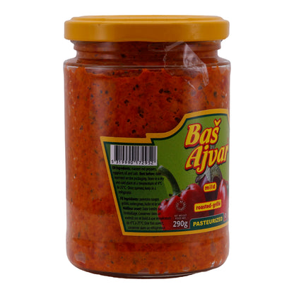 'Baš Ajvar mild – Pepper paste with grilled peppers, 290 g, traditional and versatile'