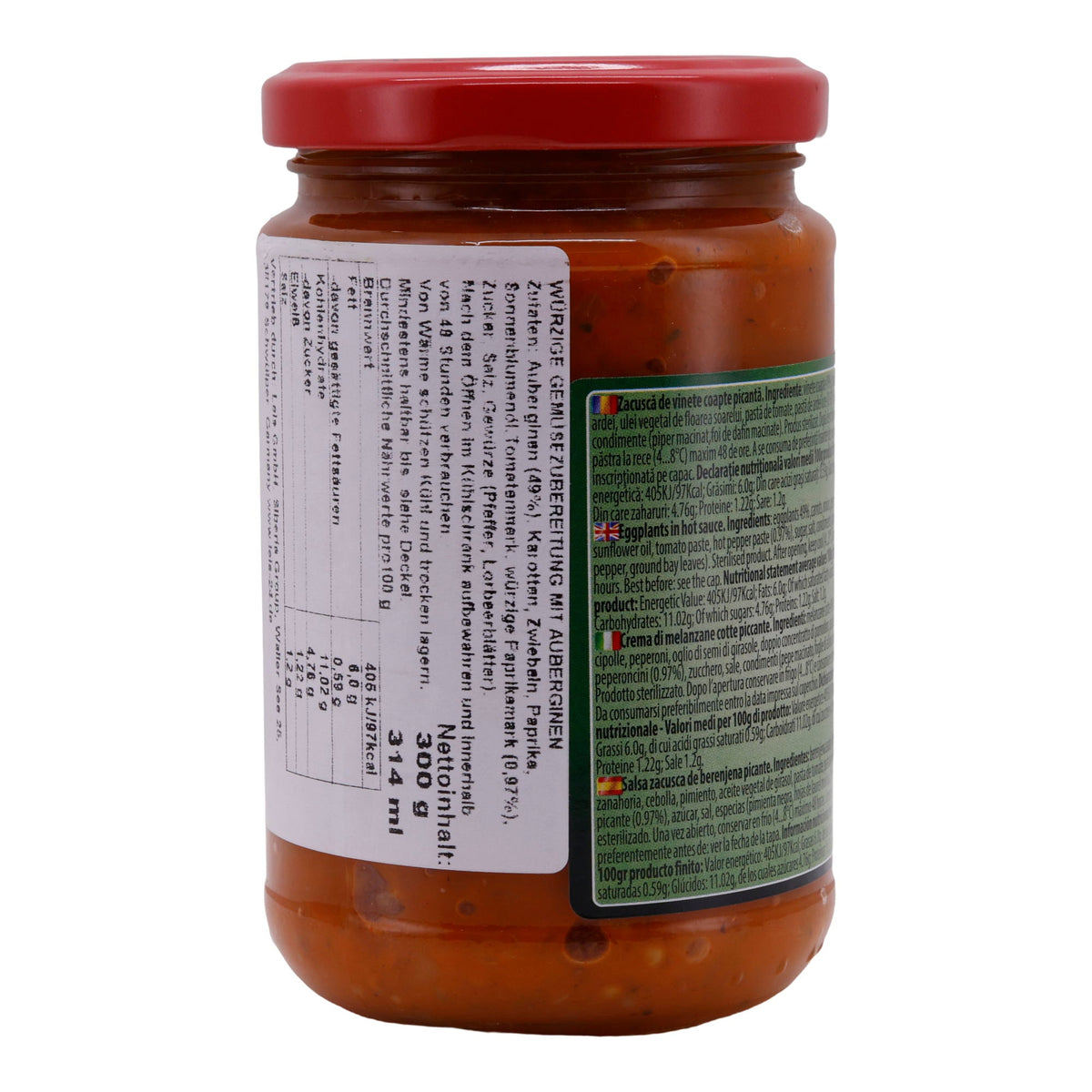 Zacuscă Picantă Olympia | Würzige Gemüsezubereitung | Aus Rumänien | 300 g OLYMPIA