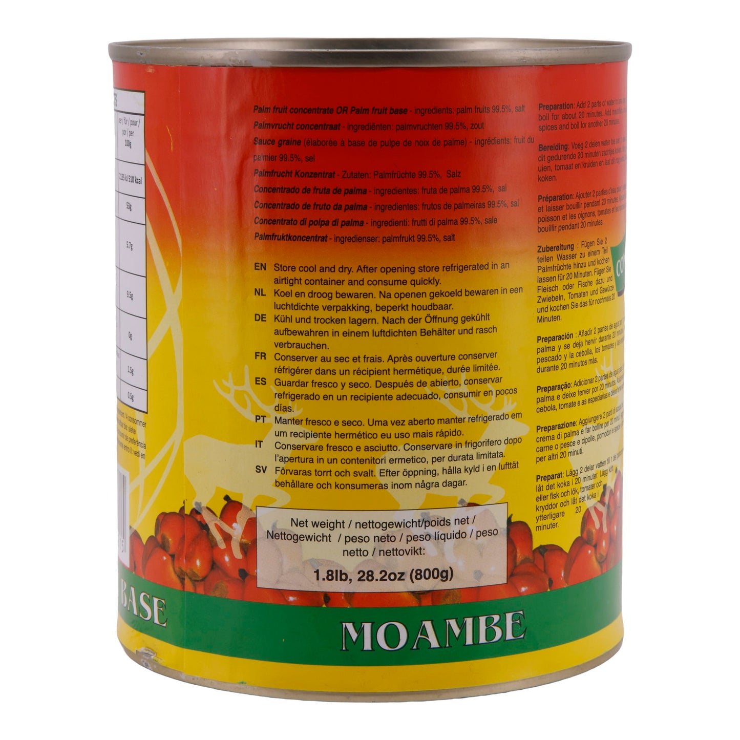Palm Cream Praise | Veelzijdige Basis | Voor Afrikaanse Gerechten | 800 g