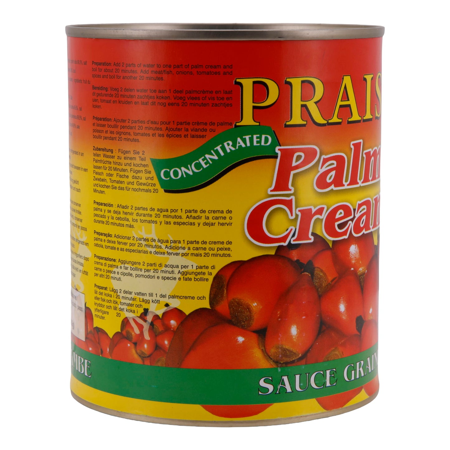 Palm Cream Praise | Veelzijdige Basis | Voor Afrikaanse Gerechten | 800 g