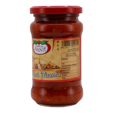 Preparato di verdure Arovit | Zacuscă piccante | Speziato | Barattolo da 300 g