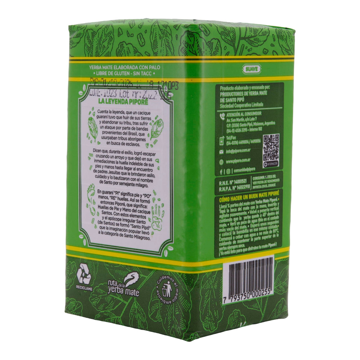 Tee Piporé | Yerba Mate Suave | Milde Yerba Mate für sanften Genuss | 250 g PIPORE