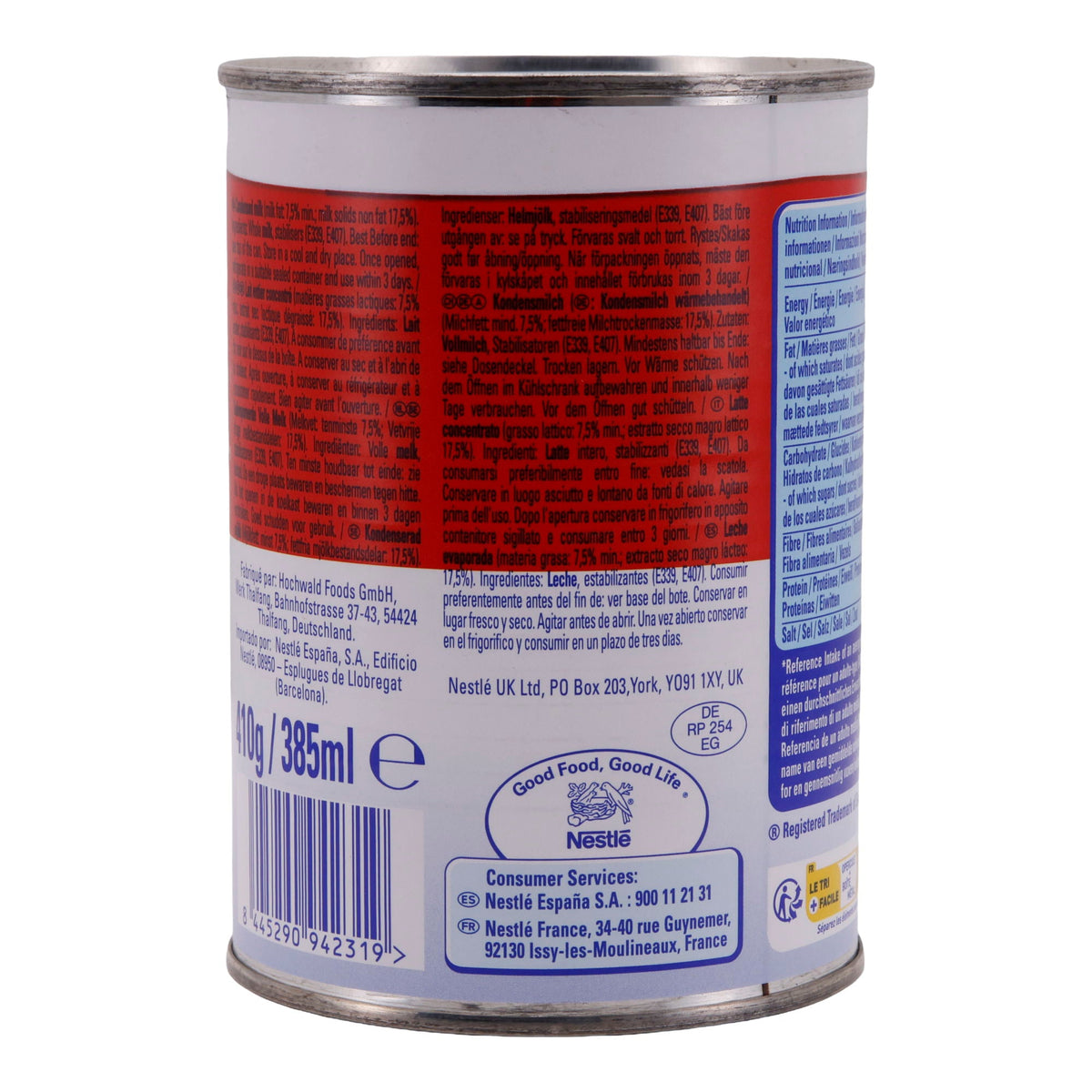 Kondensmilch Nestlé Carnation Condensed Milk | süß | für vielfältige Anwendungen | 410 g
