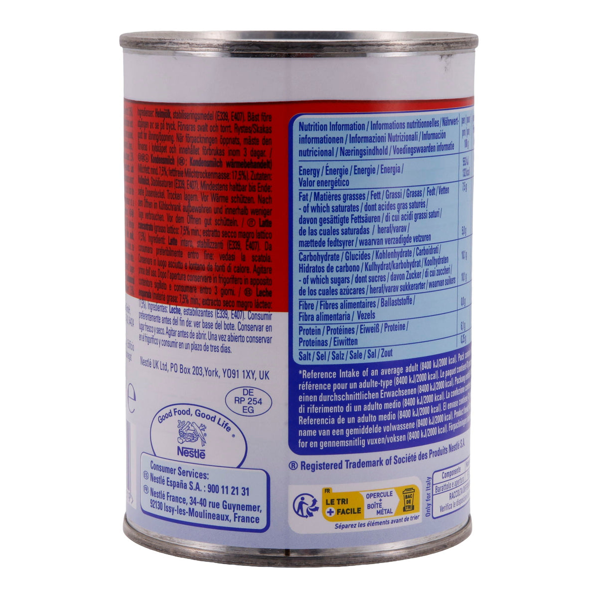 Kondensmilch Nestlé Carnation Condensed Milk | süß | für vielfältige Anwendungen | 410 g