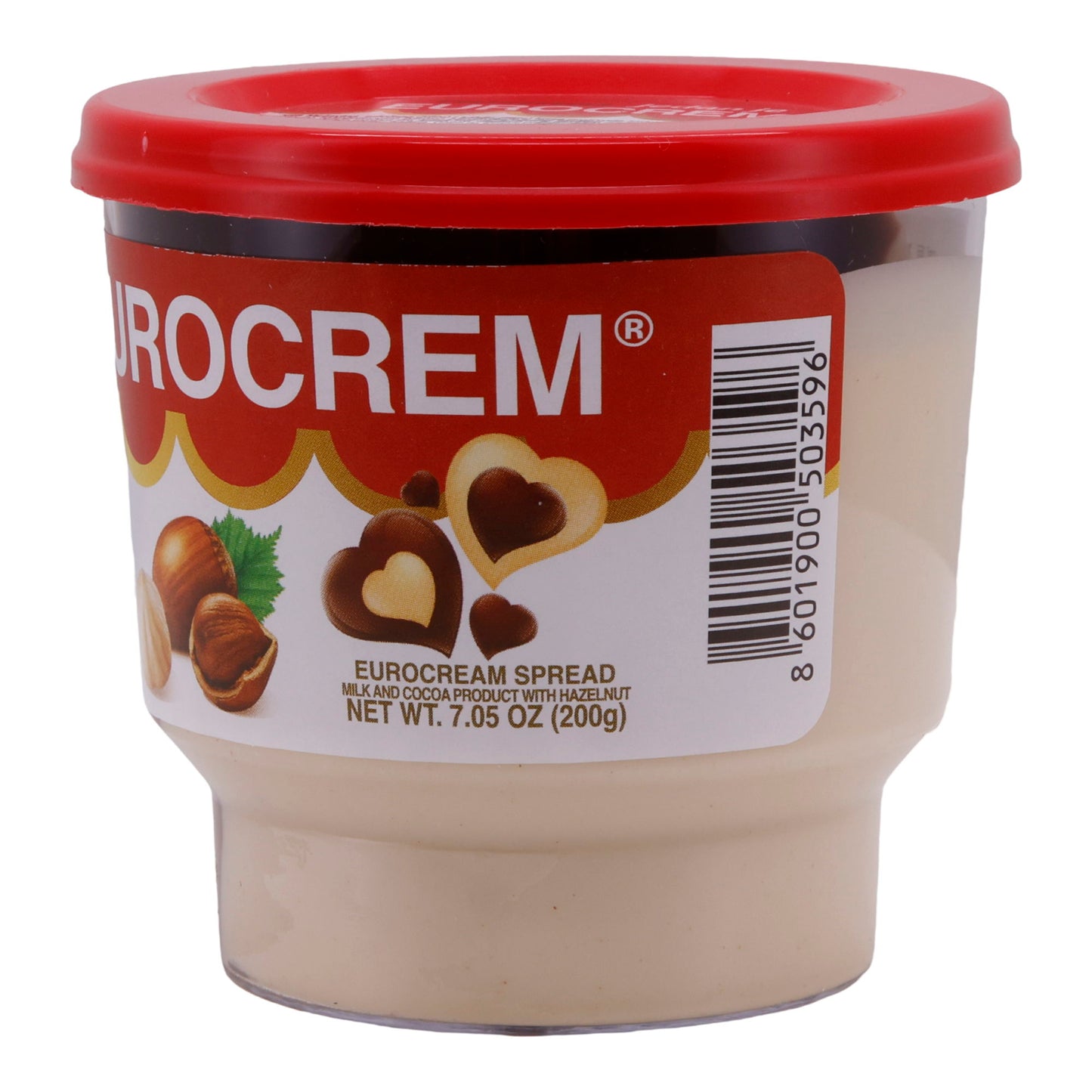 Haselnusscreme Eurocrem | Zweifarbig | Haselnuss- & Kakaocreme, vielseitig | 200 g