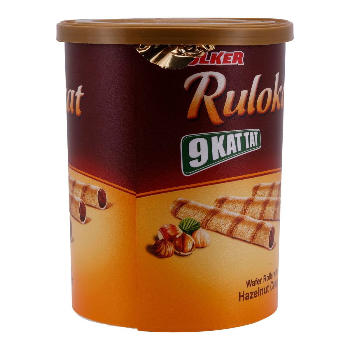 Waffelröllchen Ülker | Rulokat | Mit Haselnusscreme | 170 g UELKER