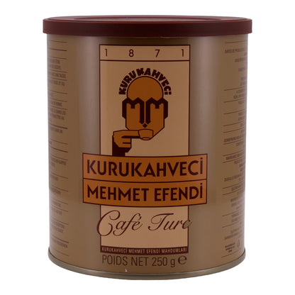 Türkischer Kaffee Kurukahveci Mehmet Efendi | Mokka | Traditionelle Qualität & intensives Aroma | 250 g Packung