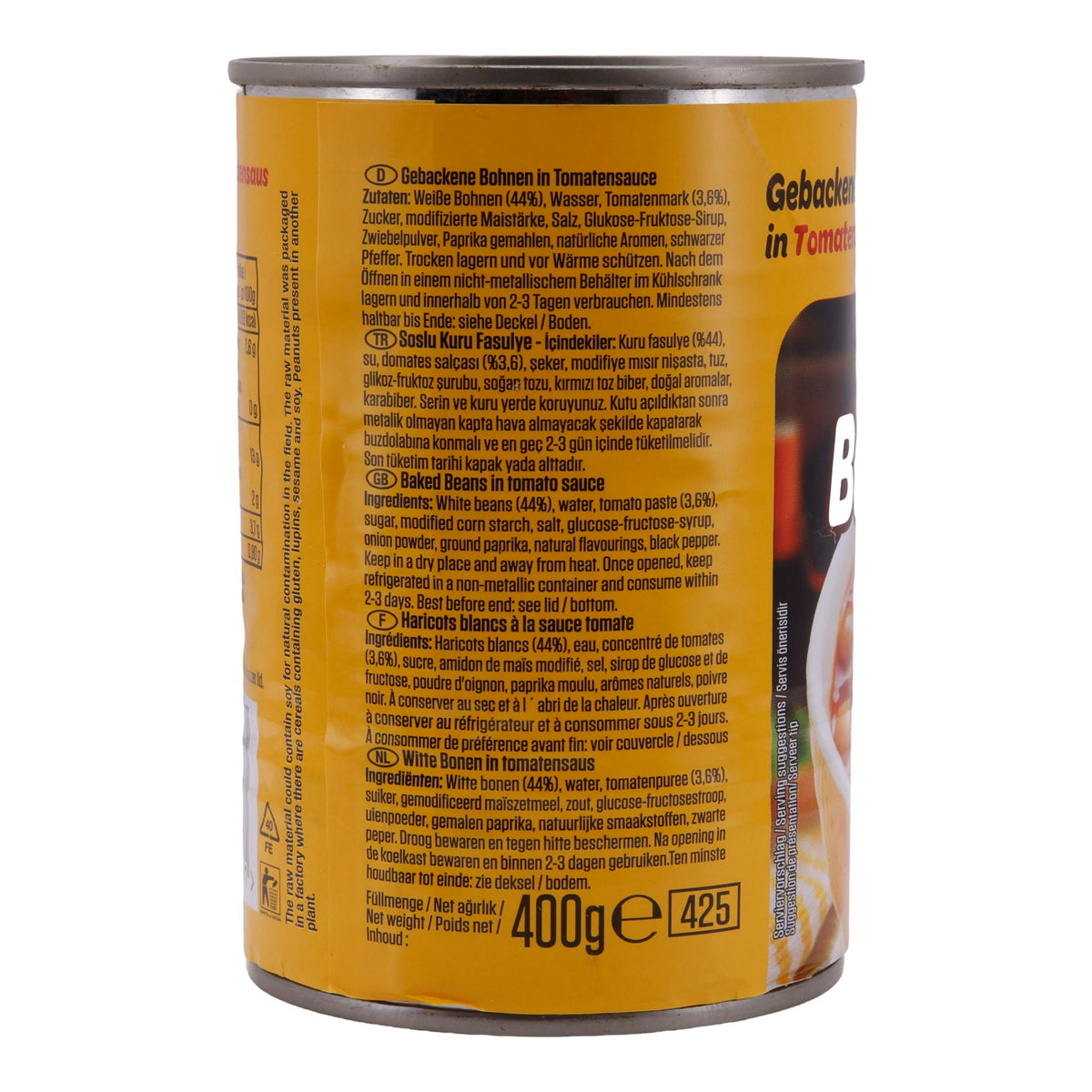 Fertiggericht SUNTAT | Gebackene Bohnen in Tomatensauce | Traditionell türkisch | 400 g SUNTAT