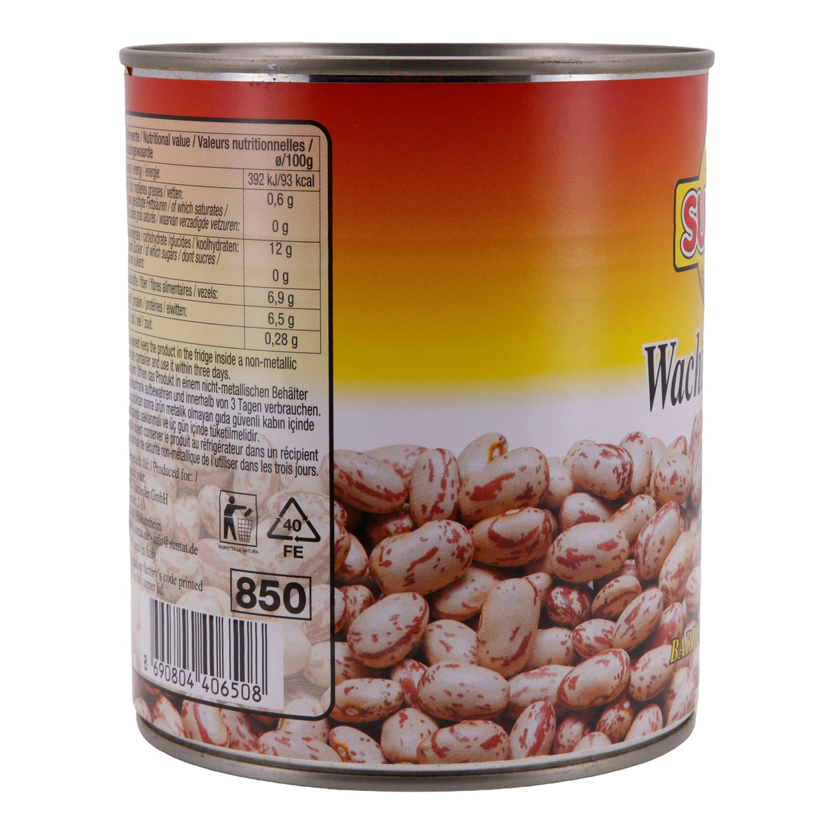 Wachtelbohnen Suntat | Hülsenfrüchte | Vielseitige Hülsenfrüchte | 800 g SUNTAT