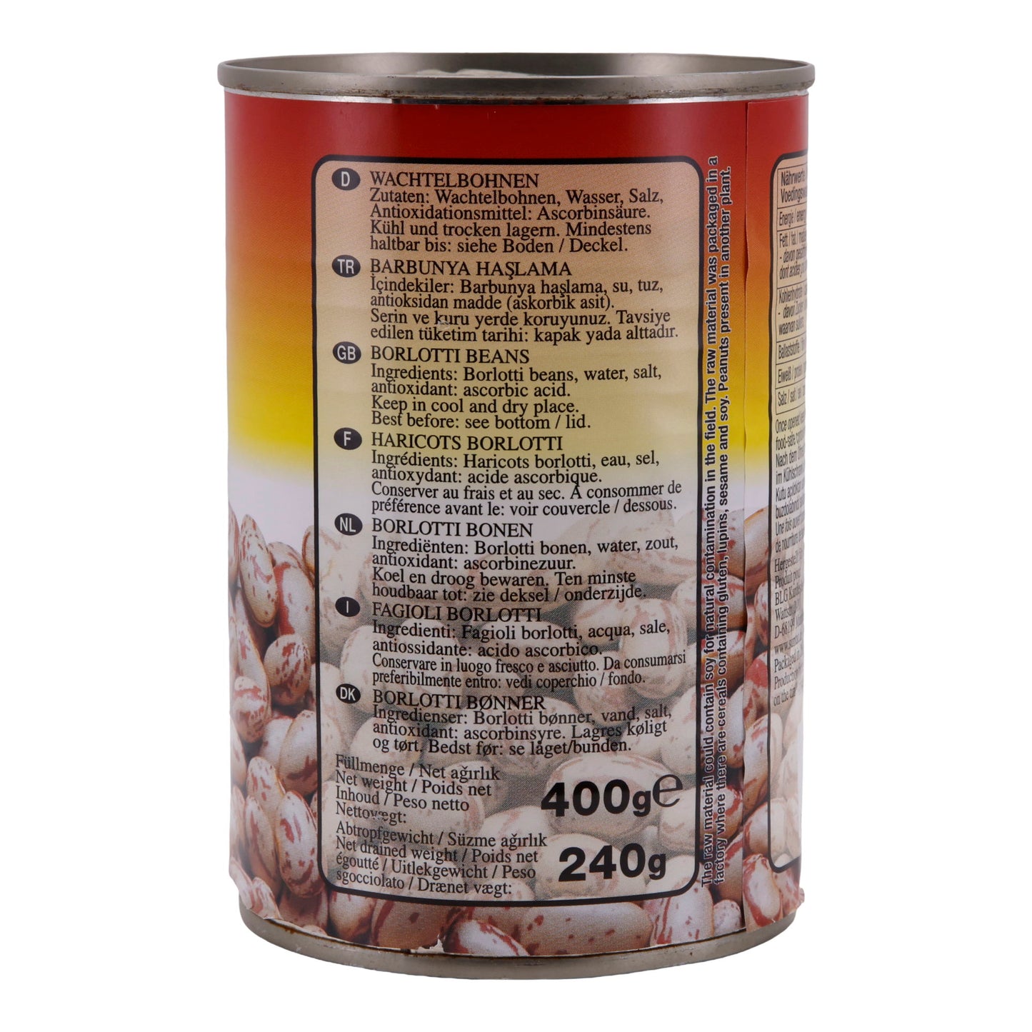 Wachtelbohnen Suntat | Baklagiller | Çok Yönlü | 400 g