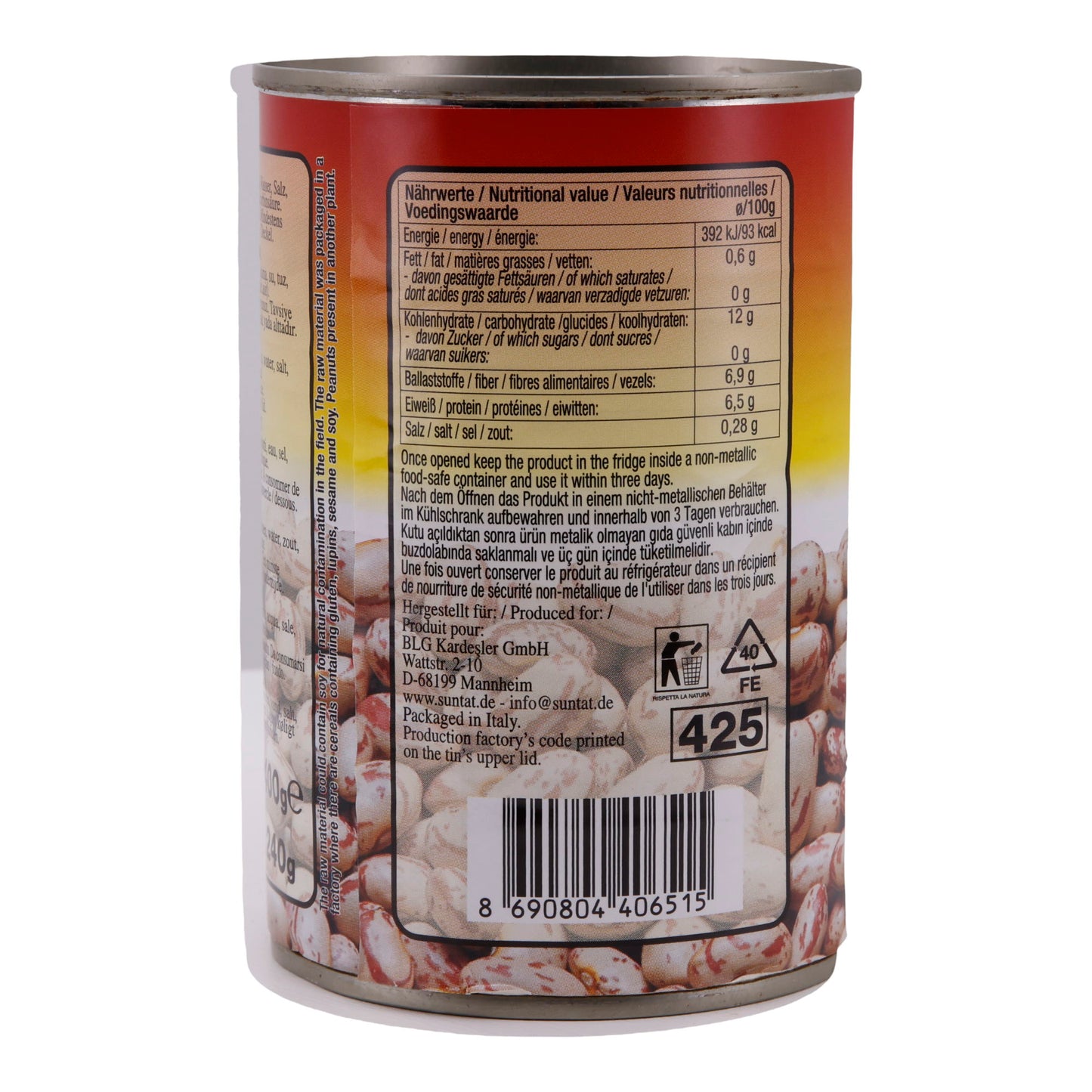 Wachtelbohnen Suntat | Baklagiller | Çok Yönlü | 400 g