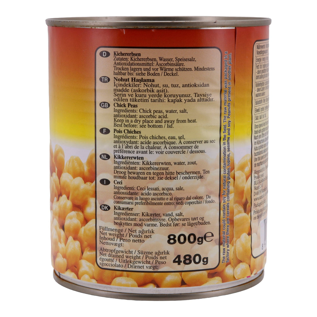 Kichererbsen Suntat | Hülsenfrüchte | Vielseitig | 800 g SUNTAT