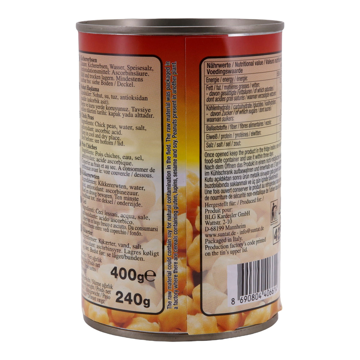 Kichererbsen Suntat | Hülsenfrüchte | Vielseitig | 400 g SUNTAT