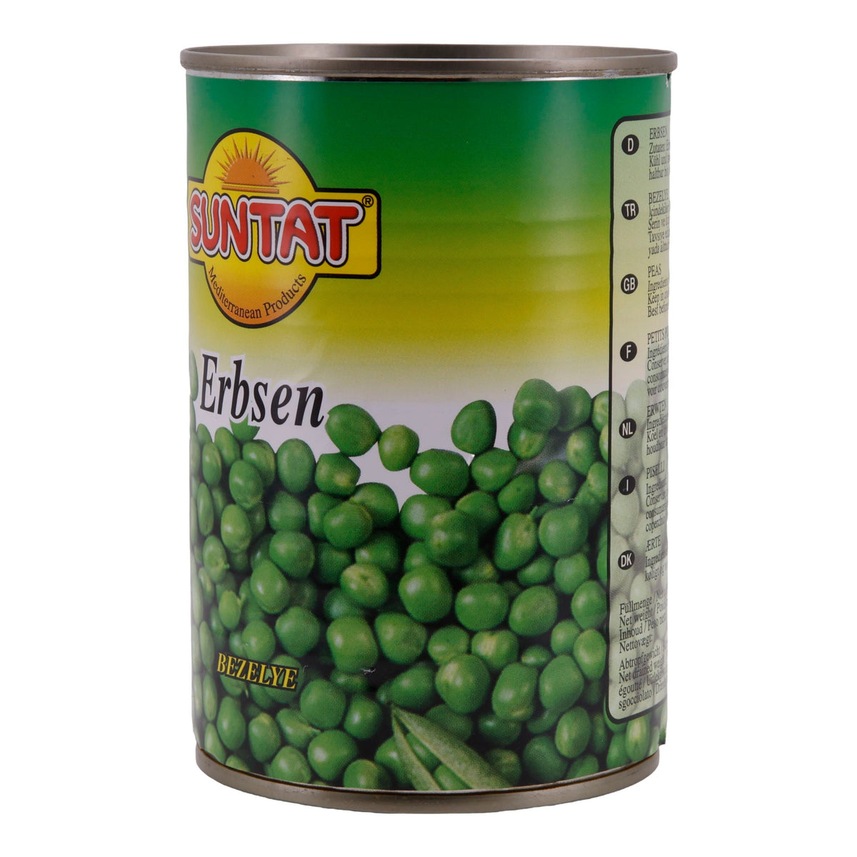 Grüne Erbsen Suntat | Hülsenfrüchte | Vielseitig verwendbar | 400 g