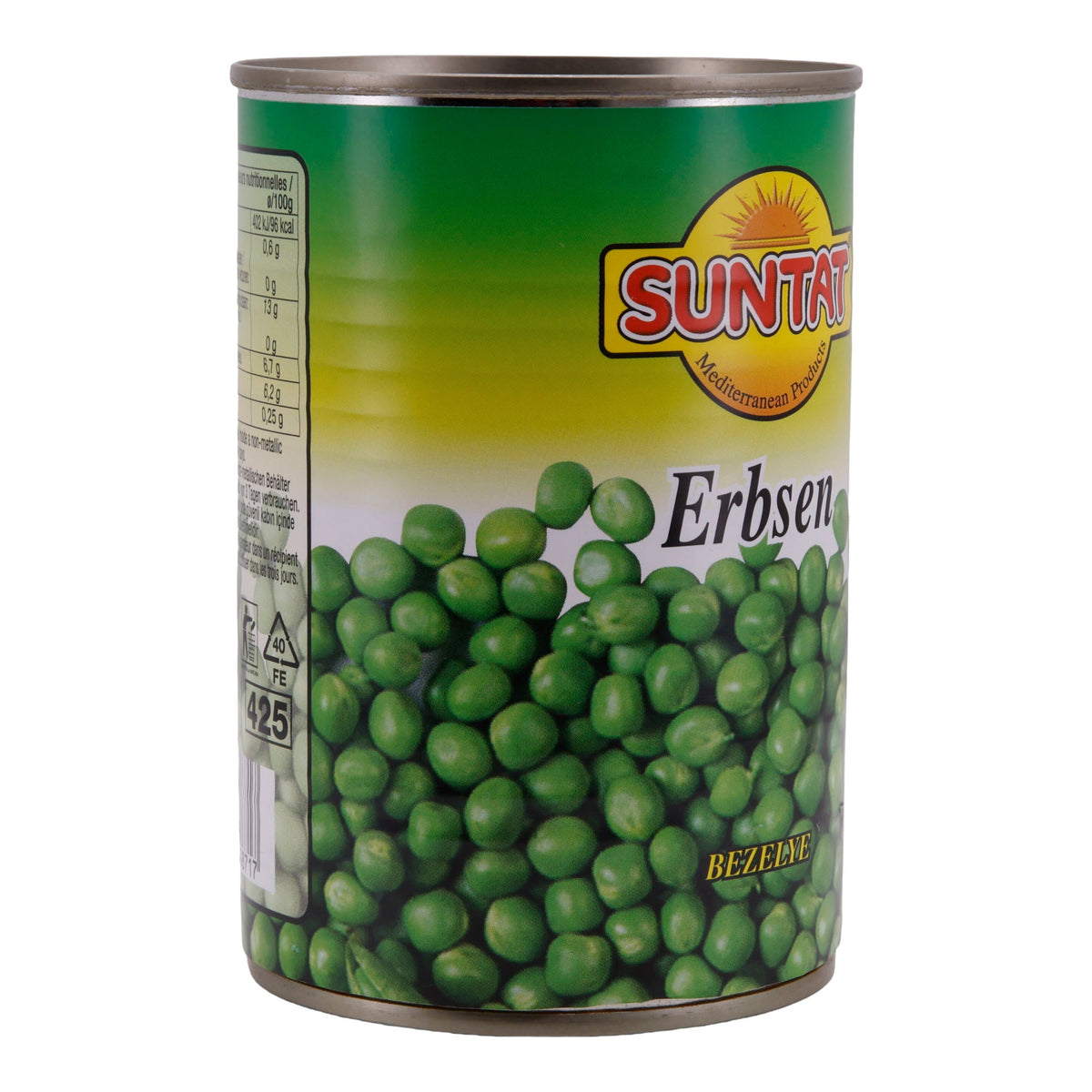 Grüne Erbsen Suntat | Hülsenfrüchte | Vielseitig verwendbar | 400 g SUNTAT