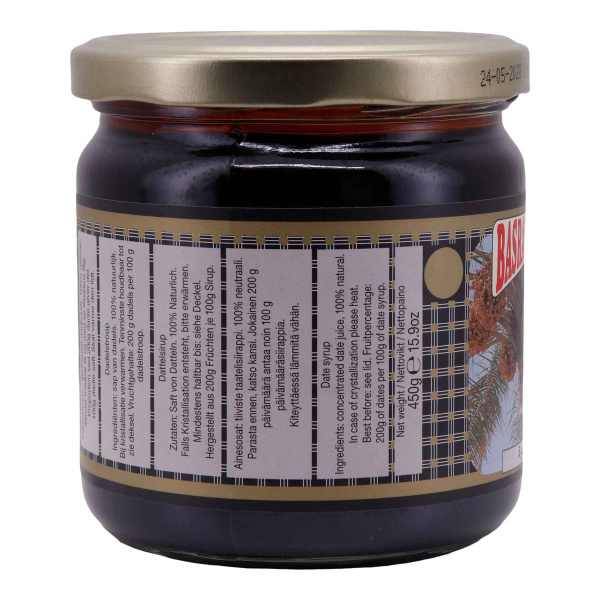 Dattelsirup Basra | Natürlicher Süßstoff | Aus dem Nahen Osten | 450 g