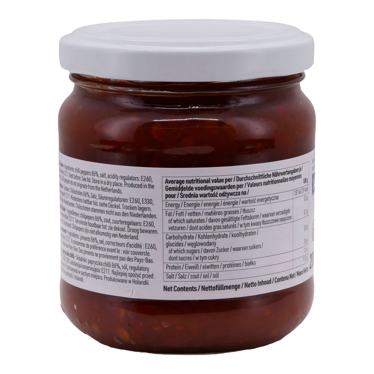Chilipaste Windmill | Sambal Oelek | Würzig | 200 g Glas WINDMILL ORIENTALFOODS