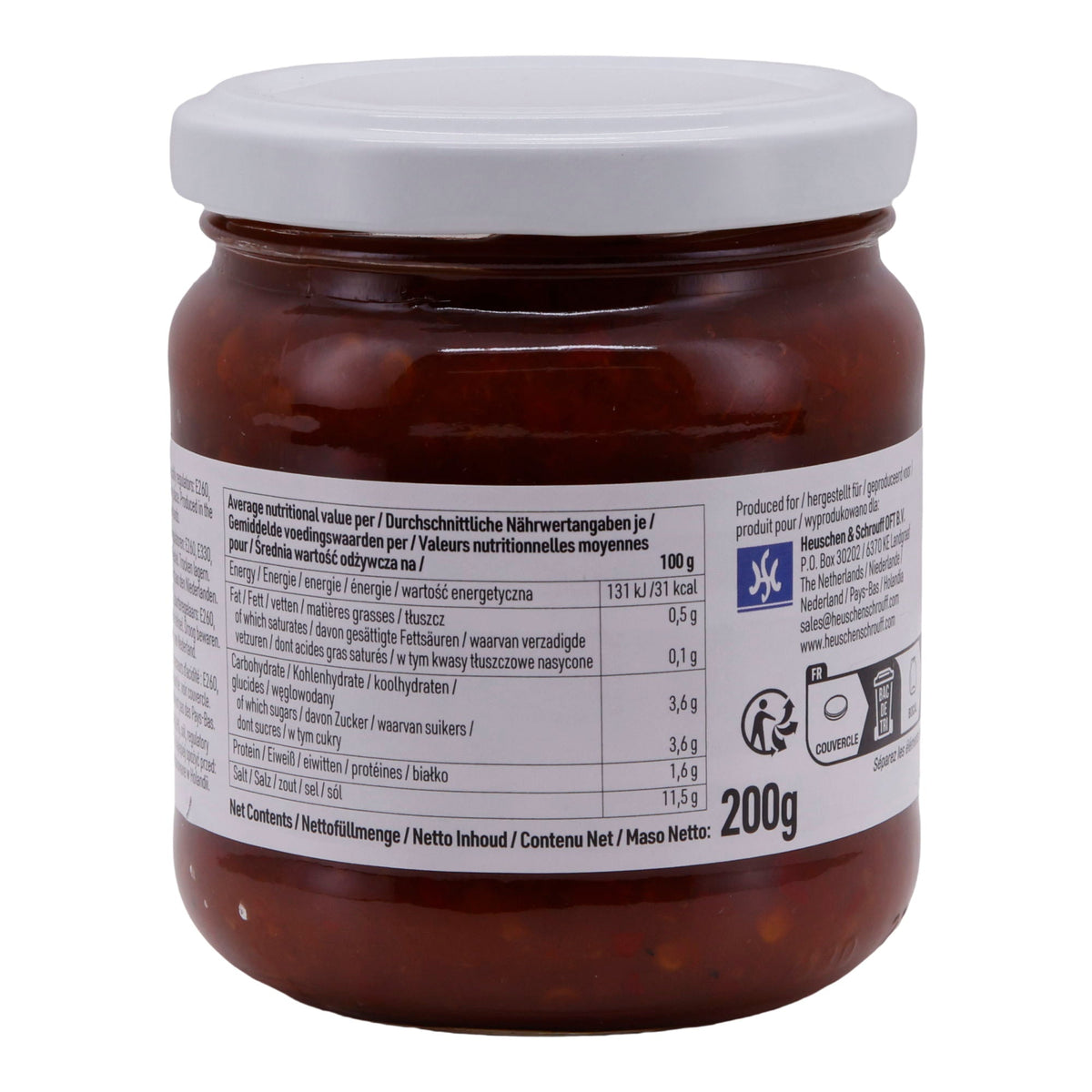 Chilipaste Windmill | Sambal Oelek | Würzig | 200 g Glas WINDMILL ORIENTALFOODS