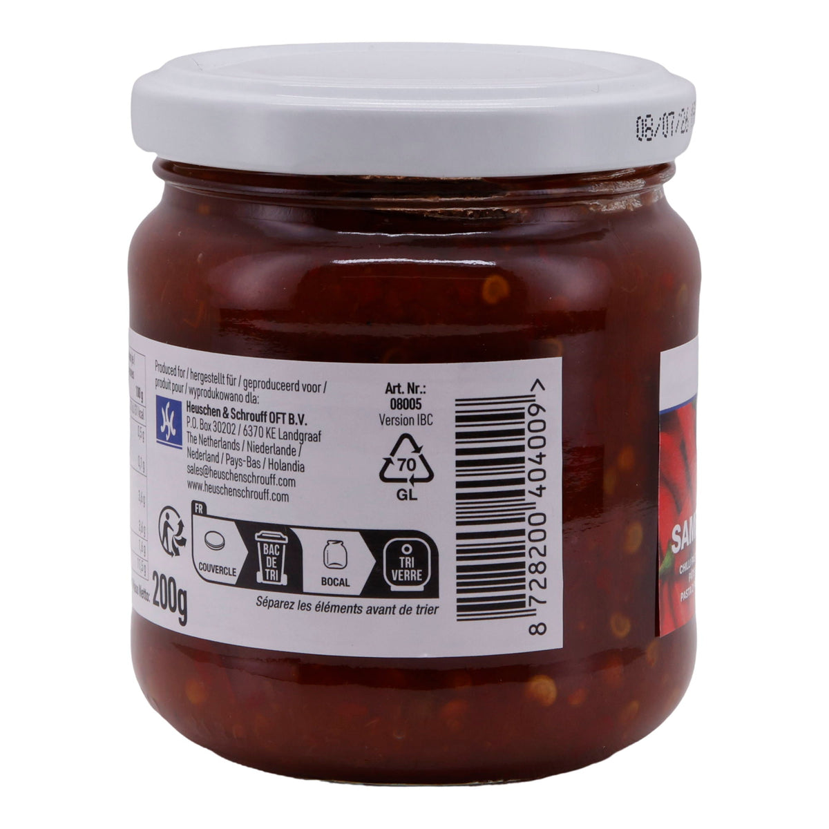 Chilipaste Windmill | Sambal Oelek | Würzig | 200 g Glas WINDMILL ORIENTALFOODS